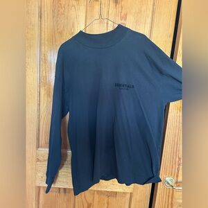 Essentials Midnight Black Crewneck